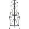 Metal Corner Three-Shelf Unit with Leaf Design *Free Shipping*