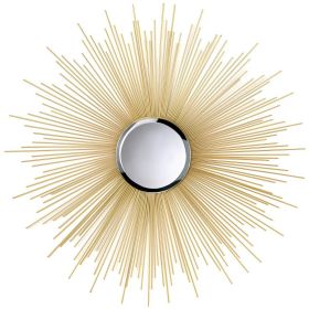 32-inch Golden Sunburst Wall Mirror *Free Shipping*