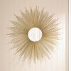 32-inch Golden Sunburst Wall Mirror *Free Shipping*