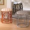 Metal Oval Frame Stool with Birds *Free Shipping*