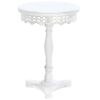 Wood Cutwork Round Pedestal Table *Free Shipping*