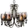 Beaded Candle Chandelier *Free Shipping on orders over $70*