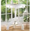 Romantic Three-Legged Carved Pedestal Table *Free Shipping*