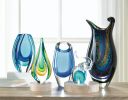 Swirled Art Glass Vase *Free Shipping on orders over $70*