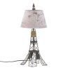 Eiffel Tower Wire Frame Table Lamp *Free Shipping*