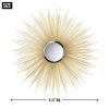 32-inch Golden Sunburst Wall Mirror *Free Shipping*
