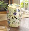 Butterflies and Flowers Ceramic Stool *Free Shipping*