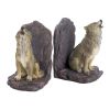 Howling Wolves Bookend Set *Free Shipping on orders over $70*