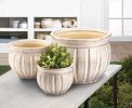 Antique-Look Ceramic Planter Set *Free Shipping on orders over $70*