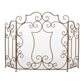 Scrolled Fireplace Screen *Free Shipping*