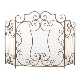 Scrolled Fireplace Screen *Free Shipping*