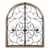 Arched Wood and Iron Swirls Wall Décor *Free Shipping*
