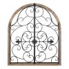 Arched Wood and Iron Swirls Wall DÃ©cor *Free Shipping*