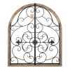 Arched Wood and Iron Swirls Wall Décor *Free Shipping*