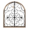 Arched Wood and Iron Swirls Wall DÃ©cor *Free Shipping*