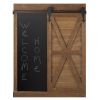 Chalkboard and Mirror Wall Décor with Barn Door *Free Shipping*