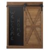 Chalkboard and Mirror Wall DÃ©cor with Barn Door *Free Shipping*