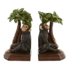 Monkey and Palm Tree Bookends *Free Shipping on orders over $70*