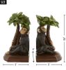 Monkey and Palm Tree Bookends *Free Shipping on orders over $70*