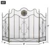 Fireplace Screen with Circular Ornament *Free Shipping*