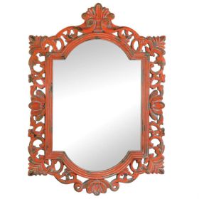 Vintage-Look Ornate Wood Frame Mirror *Free Shipping on orders over $70*
