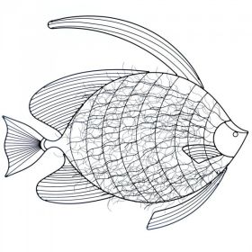 Metal Fish Wall Décor *Free Shipping on orders over $70*