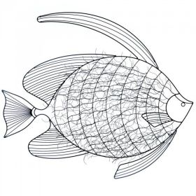 Metal Fish Wall DÃ©cor *Free Shipping on orders over $70*