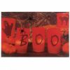 Lighted BOO Canvas Halloween Holiday Light-Up Wall Art Decoration Display