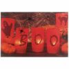 Lighted BOO Canvas Halloween Holiday Light-Up Wall Art Decoration Display