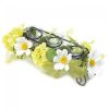 Daisy Faux Floral Candle Holder Centerpiece *Free Shipping on orders over $70*