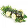 White Faux Floral Candle Holder Centerpiece *Free Shipping on orders over $70*