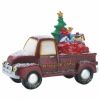 Light-Up Merry Christmas Toy Delivery Truck Decoration Lighted Headlights & Toys