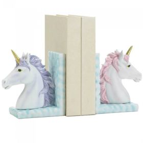 Pink and Purple Unicorn Cloud Bookend Set *Free Shipping on orders over $70*