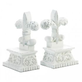 Fleur-de-Lis Bookends Set *Free Shipping on orders over $70*