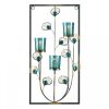 Peacock Rectangular Wall Sconce - Three Candles *Free Shipping on orders over $70*