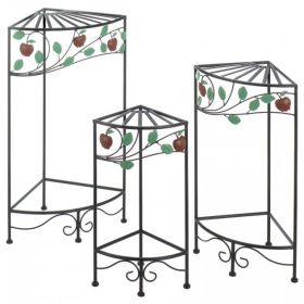 Country Apple Plant Stands - Set of 3 *Free Shipping*