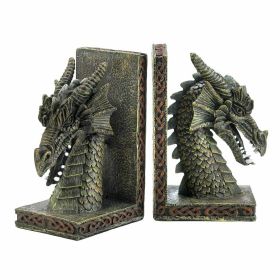 Horned Dragon Bookend Set *Free Shipping on orders over $70*