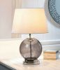 Gray Cracked-Glass Sphere Table Lamp *Free Shipping*