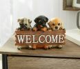 Cute Puppies Welcome Plaque *Free Shipping on orders over $70*