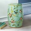 Floral Ceramic Decorative Stool *Free Shipping*