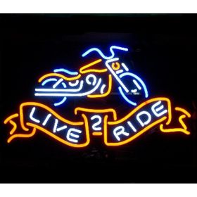 Live 2 Ride Neon Bar Sign II