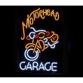 Motorhead Garage Neon Bar Sign