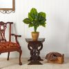 30â€ Large Philodendron Leaf Artificial Plant In Decorative Planter