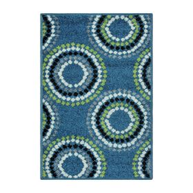 Burgess Modern Geometric Circles Indoor Rug-Mat *Free Shipping on orders over $46*