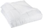 Striped All Season Down Alternative Comforter, Full/Queen, White *Free Shipping*
