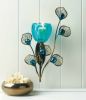 Peacock Bloom Candle Sconce - Single
