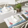 Sailboats EMB Placemat Set-6