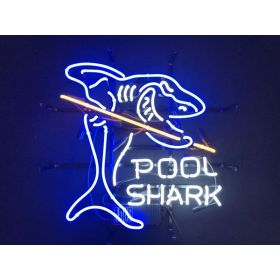 Pool Shark Neon Bar Sign