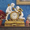 Chateau Carbonne Cherub Mantel Clock