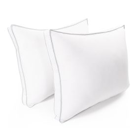 *Click on pic. for Add'l Sizes* Hypoallergenic Microfiber Set of 2 Gusset Pillows *Free Shipping on orders over $45* (Size: Standard)